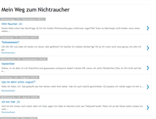 Tablet Screenshot of nadjaswegzumnichtraucher.blogspot.com