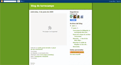 Desktop Screenshot of blogdetorrecampo.blogspot.com