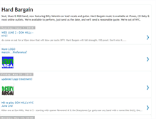 Tablet Screenshot of hardbargainband.blogspot.com