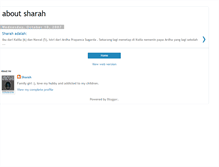 Tablet Screenshot of about-sharah.blogspot.com