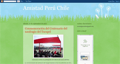 Desktop Screenshot of amistadperuchile.blogspot.com