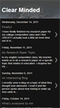 Mobile Screenshot of clear-mind.blogspot.com