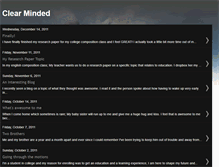 Tablet Screenshot of clear-mind.blogspot.com