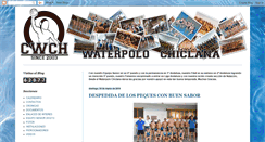 Desktop Screenshot of clubwaterpolochiclana.blogspot.com