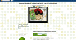 Desktop Screenshot of greenmutualfund.blogspot.com