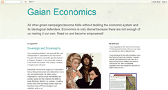 Desktop Screenshot of gaianeconomics.blogspot.com