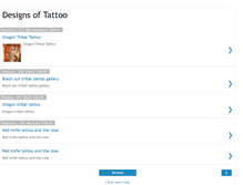 Tablet Screenshot of designsoftattoo.blogspot.com
