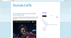 Desktop Screenshot of guncelliste.blogspot.com