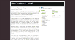 Desktop Screenshot of harshjegadeesan.blogspot.com