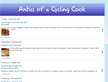 Tablet Screenshot of cyclingcook.blogspot.com
