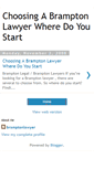 Mobile Screenshot of choosingabramptonlawyerwheredoyous.blogspot.com