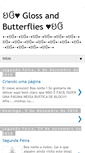 Mobile Screenshot of glossandbutterflies.blogspot.com