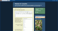 Desktop Screenshot of campsitewebsites.blogspot.com