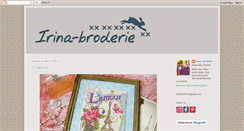 Desktop Screenshot of irina-broderie.blogspot.com