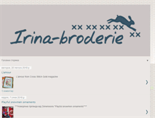 Tablet Screenshot of irina-broderie.blogspot.com