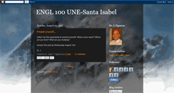 Desktop Screenshot of engl100santaisabel.blogspot.com