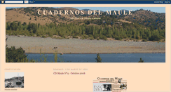 Desktop Screenshot of cuadernosdelmaule.blogspot.com