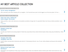 Tablet Screenshot of bestarticlecollection.blogspot.com