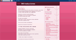 Desktop Screenshot of 365traducciones.blogspot.com