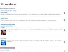 Tablet Screenshot of alltomskolan.blogspot.com