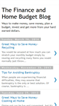 Mobile Screenshot of financeandhomebudget.blogspot.com