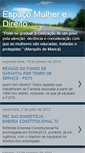 Mobile Screenshot of espacomulheredireito.blogspot.com