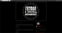 Desktop Screenshot of fatmanandlittleboy.blogspot.com