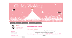 Desktop Screenshot of oh-my-wedding.blogspot.com