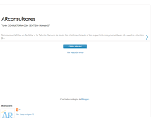 Tablet Screenshot of consultoria-reclutamiento.blogspot.com