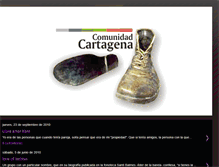 Tablet Screenshot of comunidadcartagena.blogspot.com