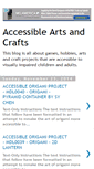 Mobile Screenshot of accessibleartsandcrafts.blogspot.com