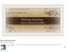 Tablet Screenshot of kriina-interior.blogspot.com