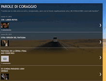 Tablet Screenshot of paroledicoraggio.blogspot.com