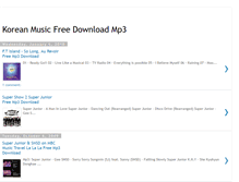 Tablet Screenshot of kpop-free-download-mp3.blogspot.com