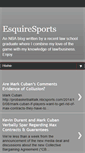 Mobile Screenshot of esquiresports.blogspot.com