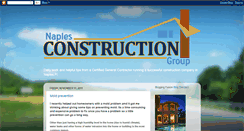 Desktop Screenshot of naplesconstructiongroup.blogspot.com