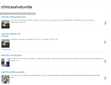 Tablet Screenshot of clinicasalvatuvida-athina.blogspot.com