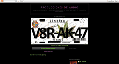 Desktop Screenshot of produccionesdeaudio.blogspot.com