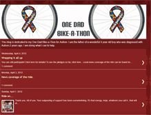 Tablet Screenshot of onedadbikeathon.blogspot.com