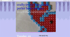 Desktop Screenshot of homemadeperlerhamajewelleryart.blogspot.com