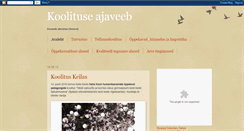 Desktop Screenshot of merikevardjakoolitus.blogspot.com