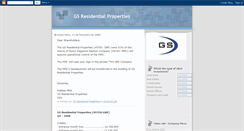 Desktop Screenshot of gsresidential.blogspot.com