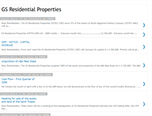 Tablet Screenshot of gsresidential.blogspot.com