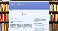 Desktop Screenshot of iurehabemus.blogspot.com