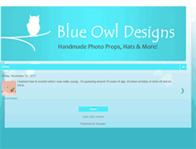 Tablet Screenshot of blueowldesigns.blogspot.com