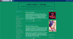 Desktop Screenshot of lookwhatnatfound.blogspot.com