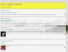 Tablet Screenshot of livelaughlovek.blogspot.com