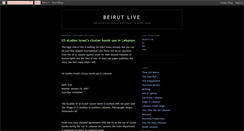 Desktop Screenshot of beirutlive.blogspot.com