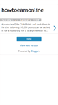 Mobile Screenshot of howtoearinwebsites.blogspot.com