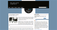 Desktop Screenshot of bloggeraceh.blogspot.com